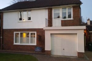 Silokon rendering and painting job – Crawley