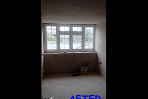 Garage conversion and plastering – Smallfield